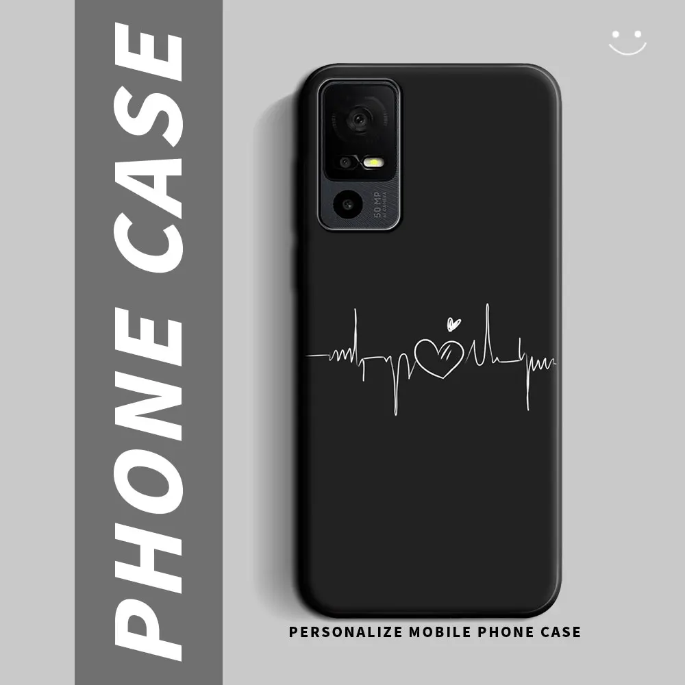 Shockproof Silicone Soft TPU Phone Case - Fashionable Back Cover