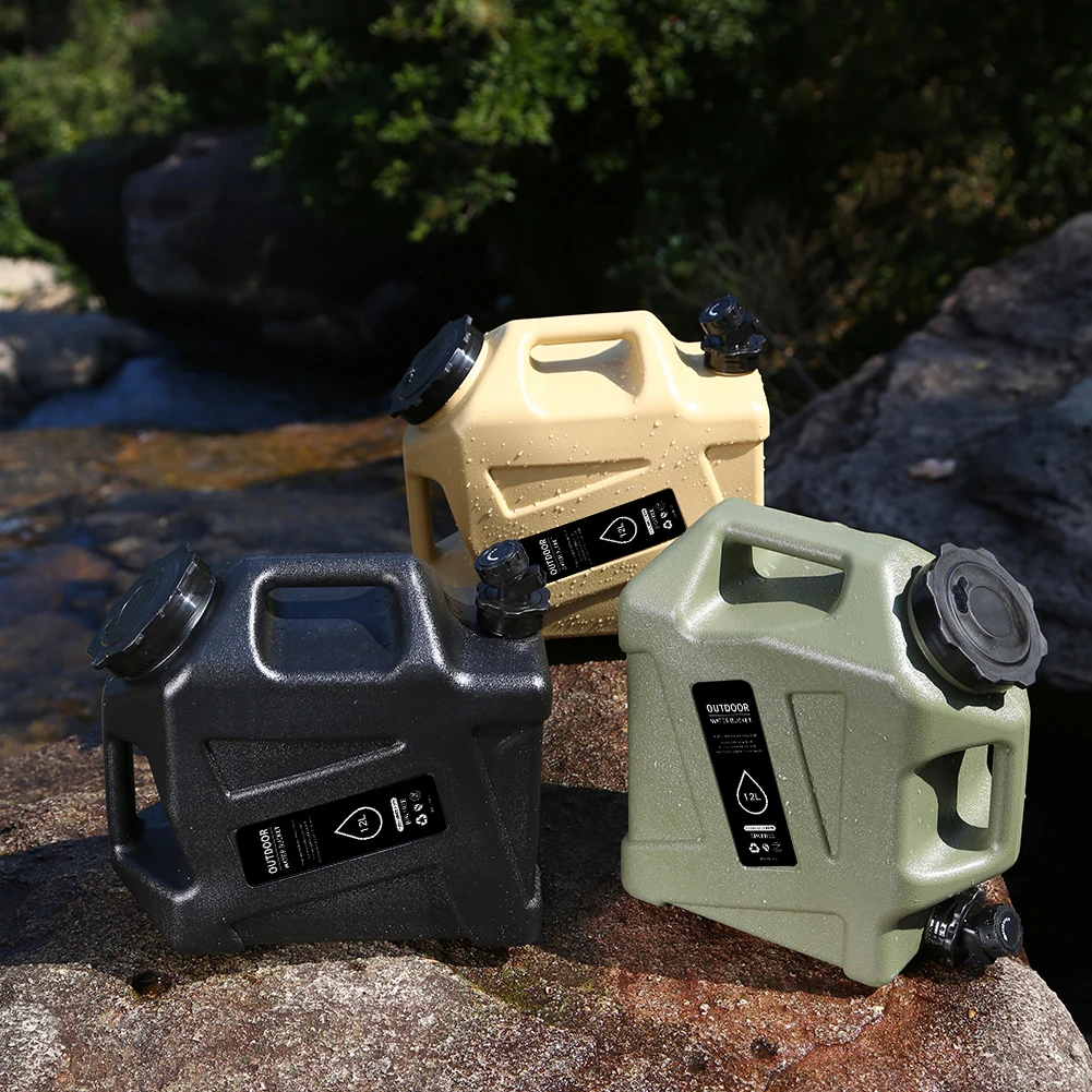 11/12/13/18.5L Large-capacity Water Container Outdoor Water Storage Bucket Food-grade Camping Water Bag Portable Water Tank 수조