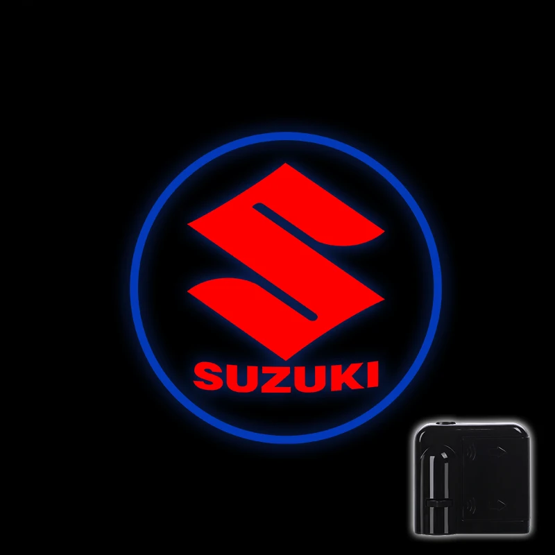 Für Suzuki Logo Auto Tür Welcome Projektor Schatten Courtesy Licht 4 Stück  ECS