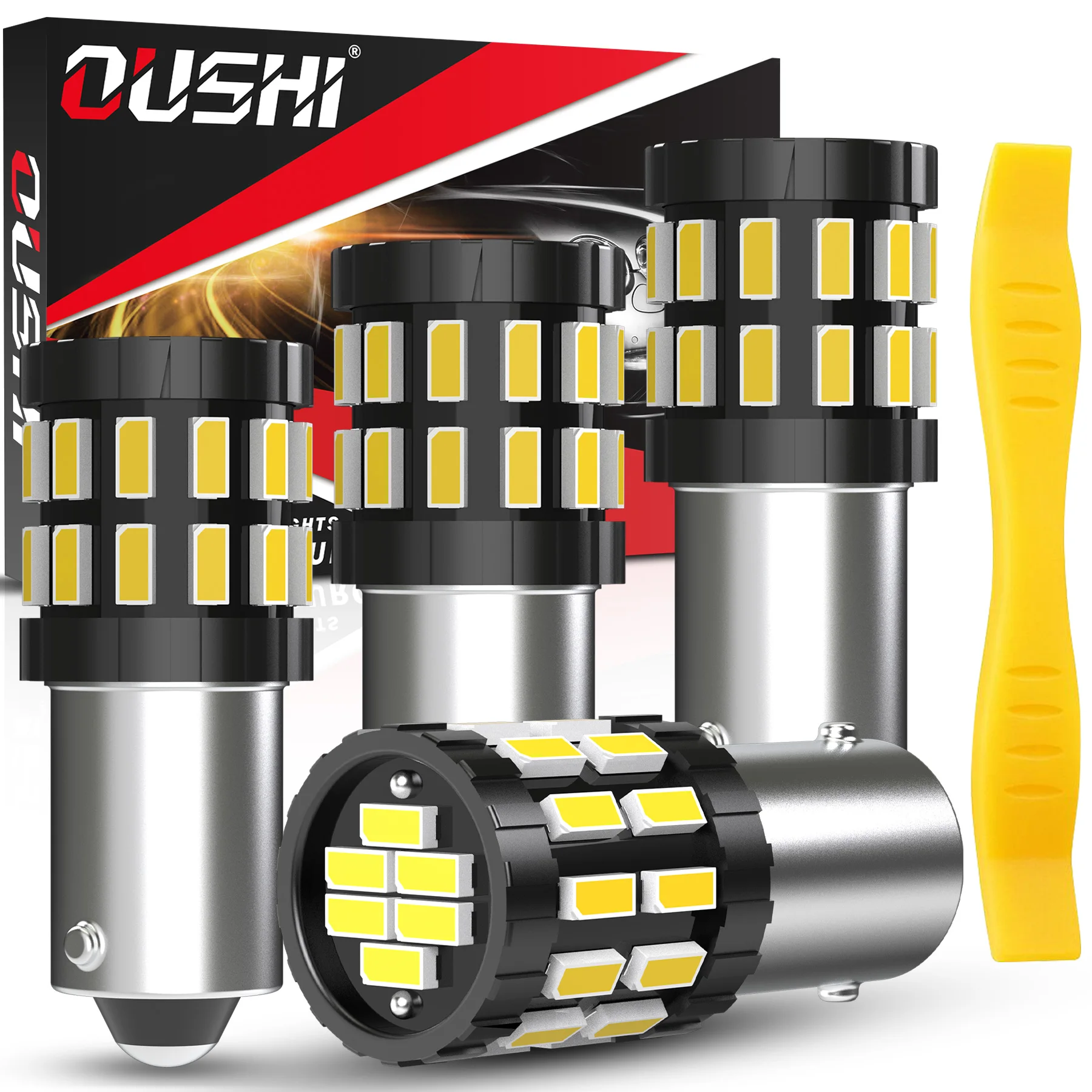 4x BA9S LED 전구 12V Ba9 T4W 53 1895 웨지 교체용 자동차 LED..