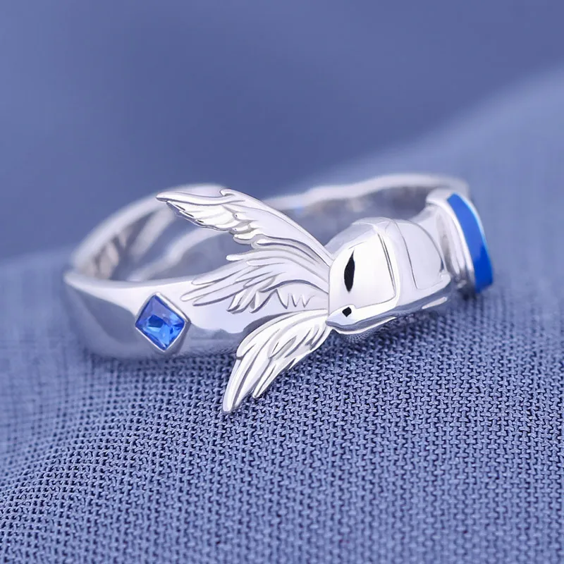 Anime Cartoon Digimon Digital Monster Cherubimon Ring Angel Angewomon Cosplay Accessories Metal Unisex Gifts anime ring