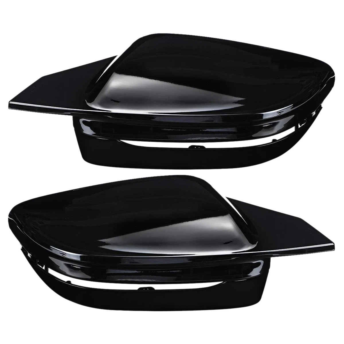 

2X Side Wing Rearview Mirror Cover Caps For-BMW 3 5 7 8 Series G30 G38 G11 G12 G14 G15 G16 G20 G22 G23 G28 Glossy Black