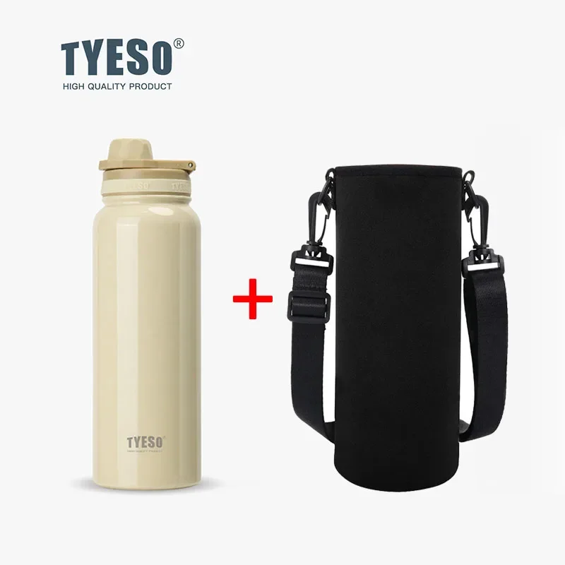 Tyeso High-Capacity Stainless Steel Insulated Travel Mug