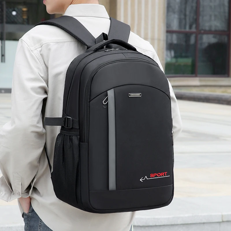 15 inch men's and women's laptop travel backpack with adjustable shoulder straps, perfect for school and work travel, campus bac