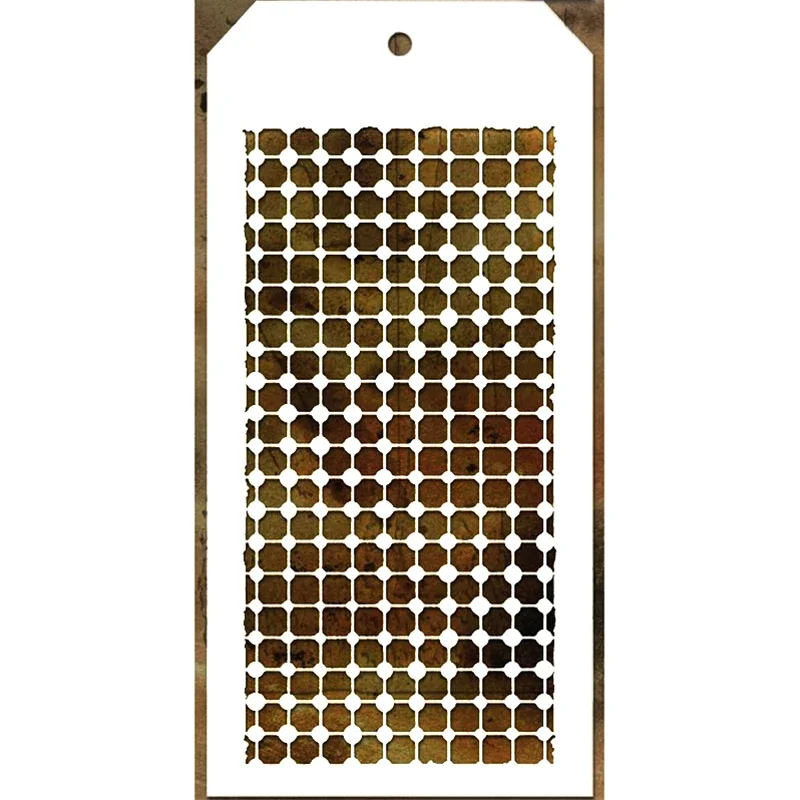 

Новый Квадратный шаблон этикетка бирка пластиковый трафарет для рукоделия Сделай Сам Скрапбукинг открытка фон без металла штампы для резки 2021