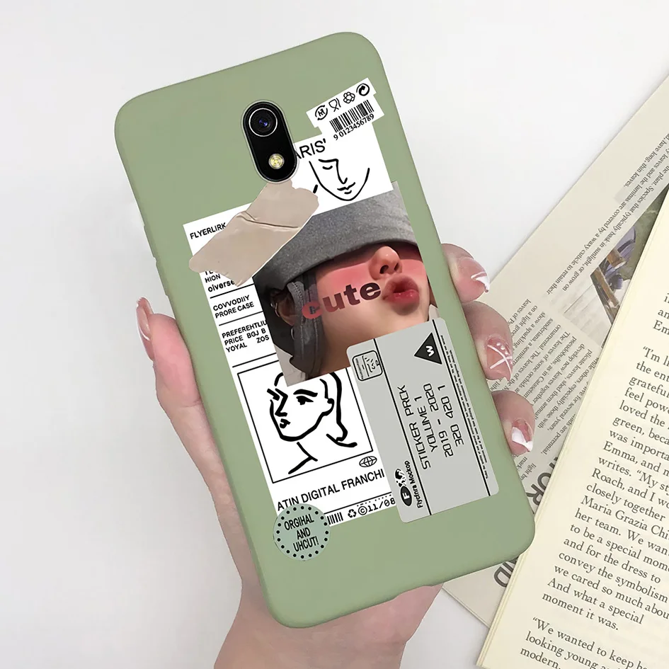 Stylish Shockproof Silicon Case with Butterfly and Avocado Heart Design - Cool Girl Edition