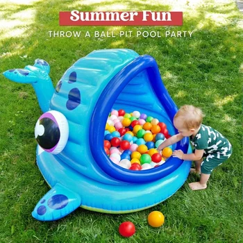 Whale Inflatable Kiddie Pool 2