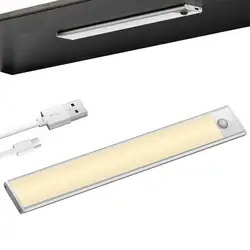 Under Counter Lights For Kitchen Magnetic LED Under Cabinet Light Ultrathin Light With 1000mAh Battery Stick-On Light For