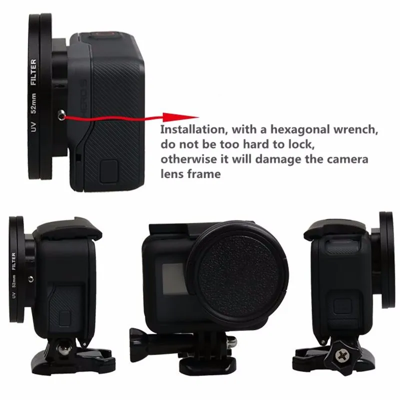 Filtro CPL Polarizzatore Per GoPro Hero 5, 6 E 7 Black - Elimina Riflessi, Migliora Colori - Foto 3