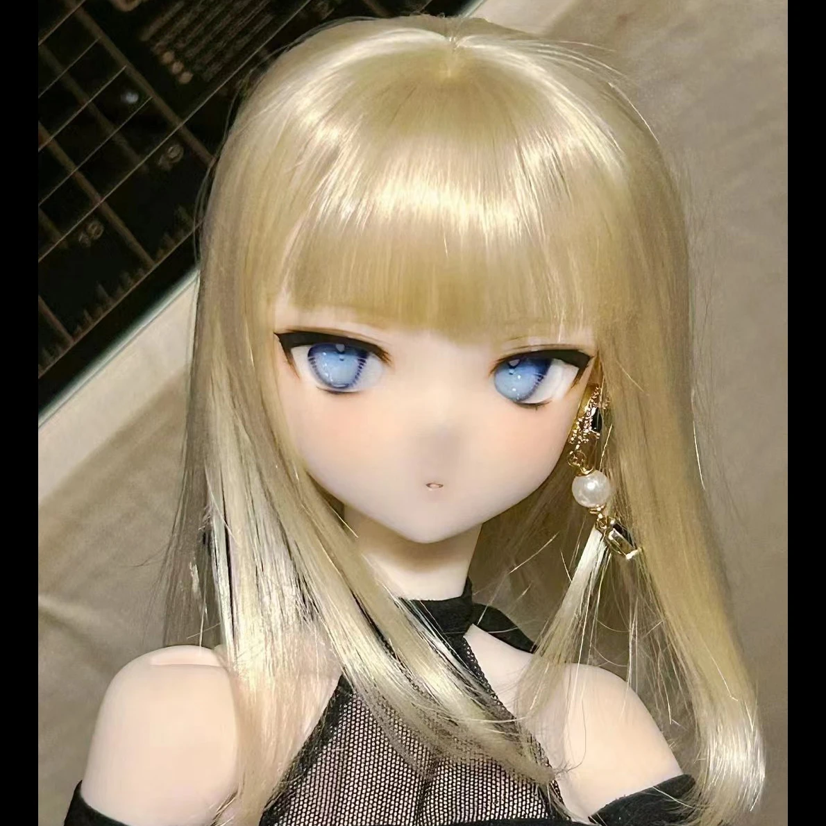 

1/4 BJD Doll Head With Body Resin Material High Quality Lovely Anime Girl Doll No Makeup DIY Model Collection Toys Gift