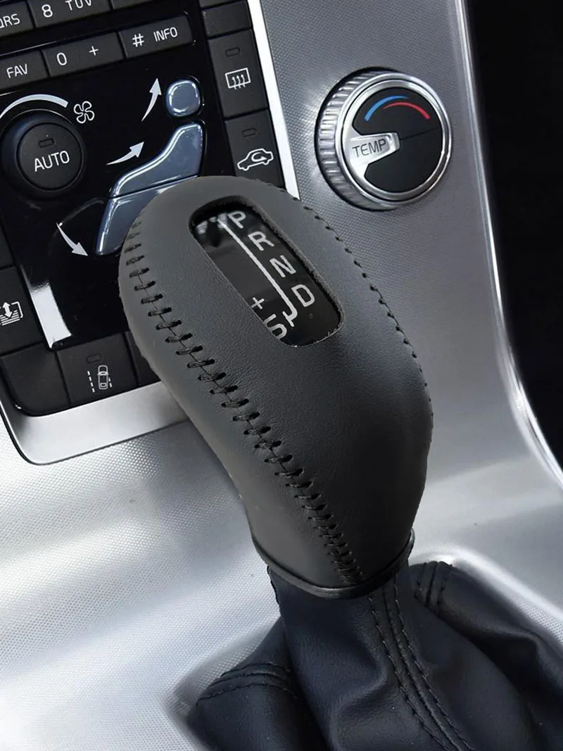 가죽 기어 시프트 노브 커버, 볼보 V60 S60 S80 XC60 2013 2014 2015 2016 2017, 신제품
