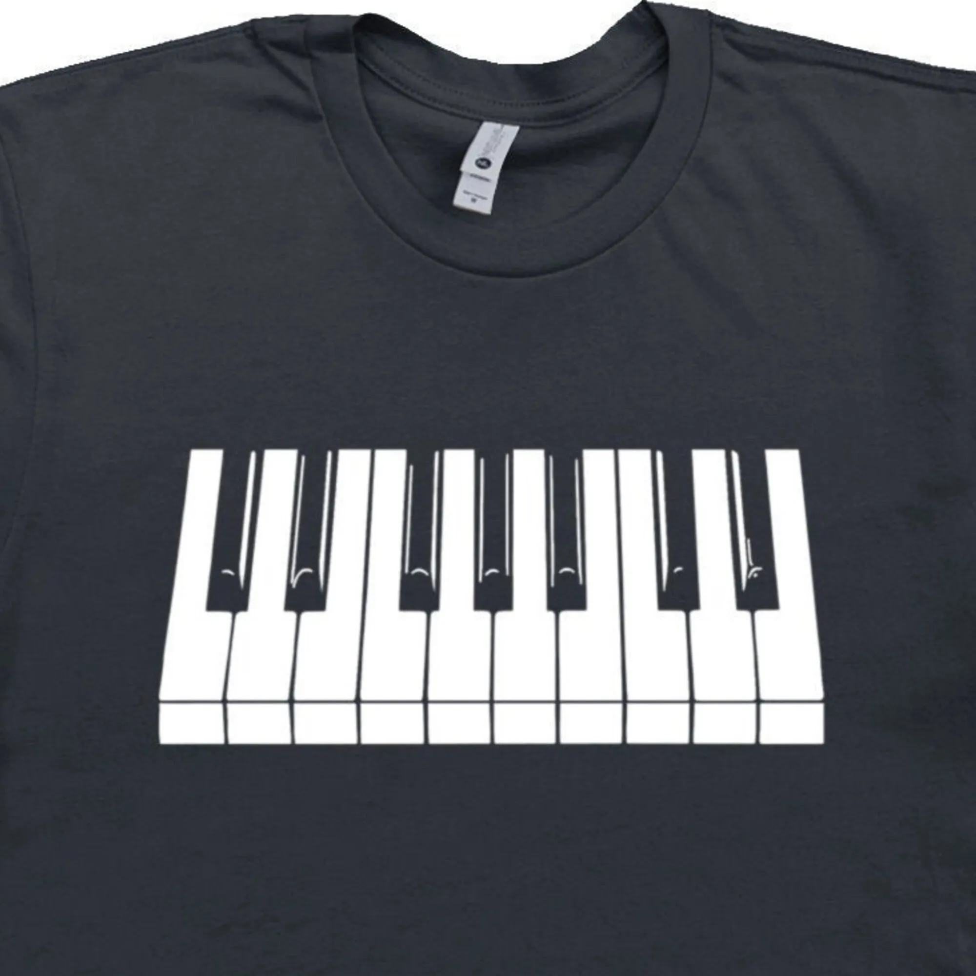 Tasti Della Maglietta Del Pianoforte Tastiera Fresca Keytar Beetle Mozart Band Per Pianista Bambini Shirtn Maniche Lunghe O Corte