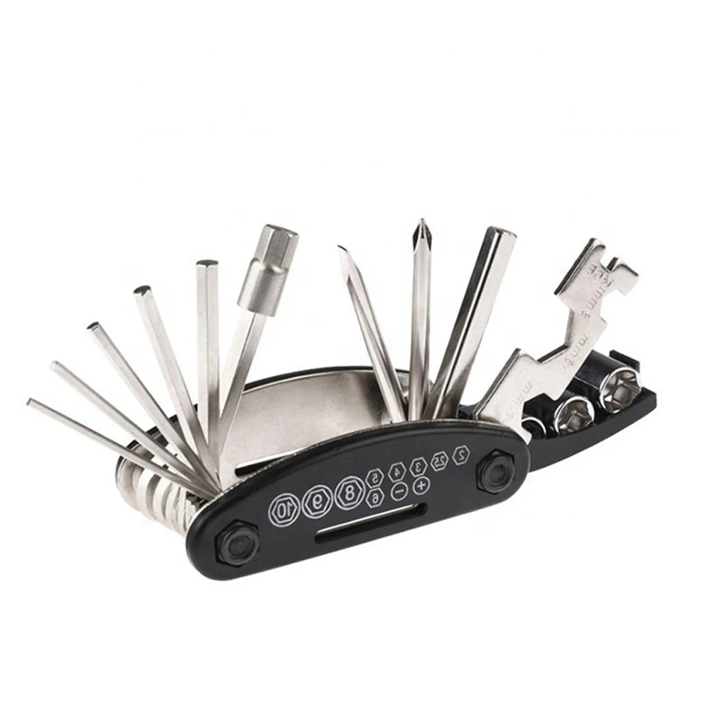 

Multifunctional Bike Tool 12 In 1 Pocket Mini Bicycle Repair Tool Portable Bike Bicycle Screwdriver Repair Cycling Tool