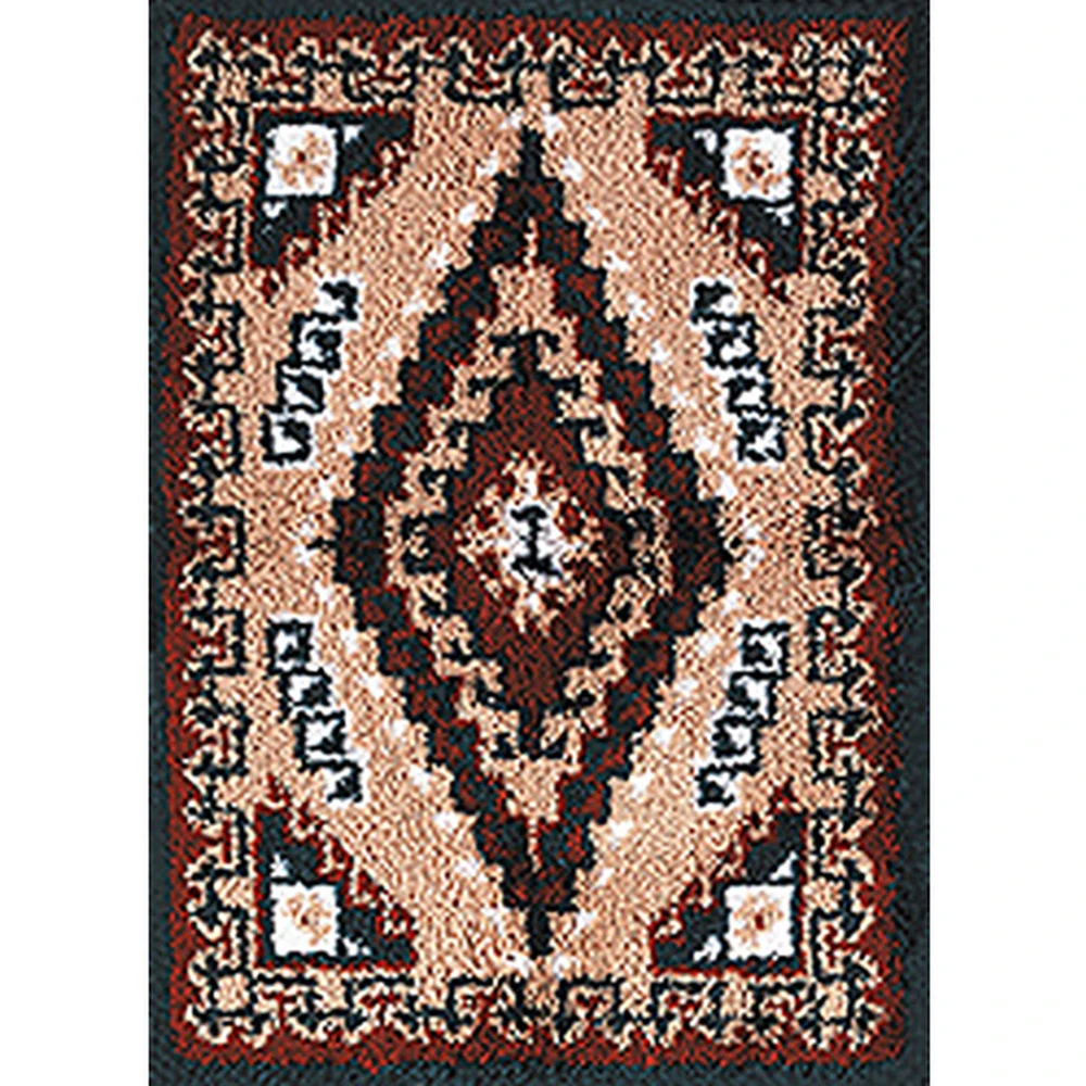 

Latch hook rug kits Carpet embroidery set with Pre-Printed Pattern do it yourself Canvas for embroidery Crafts for adults