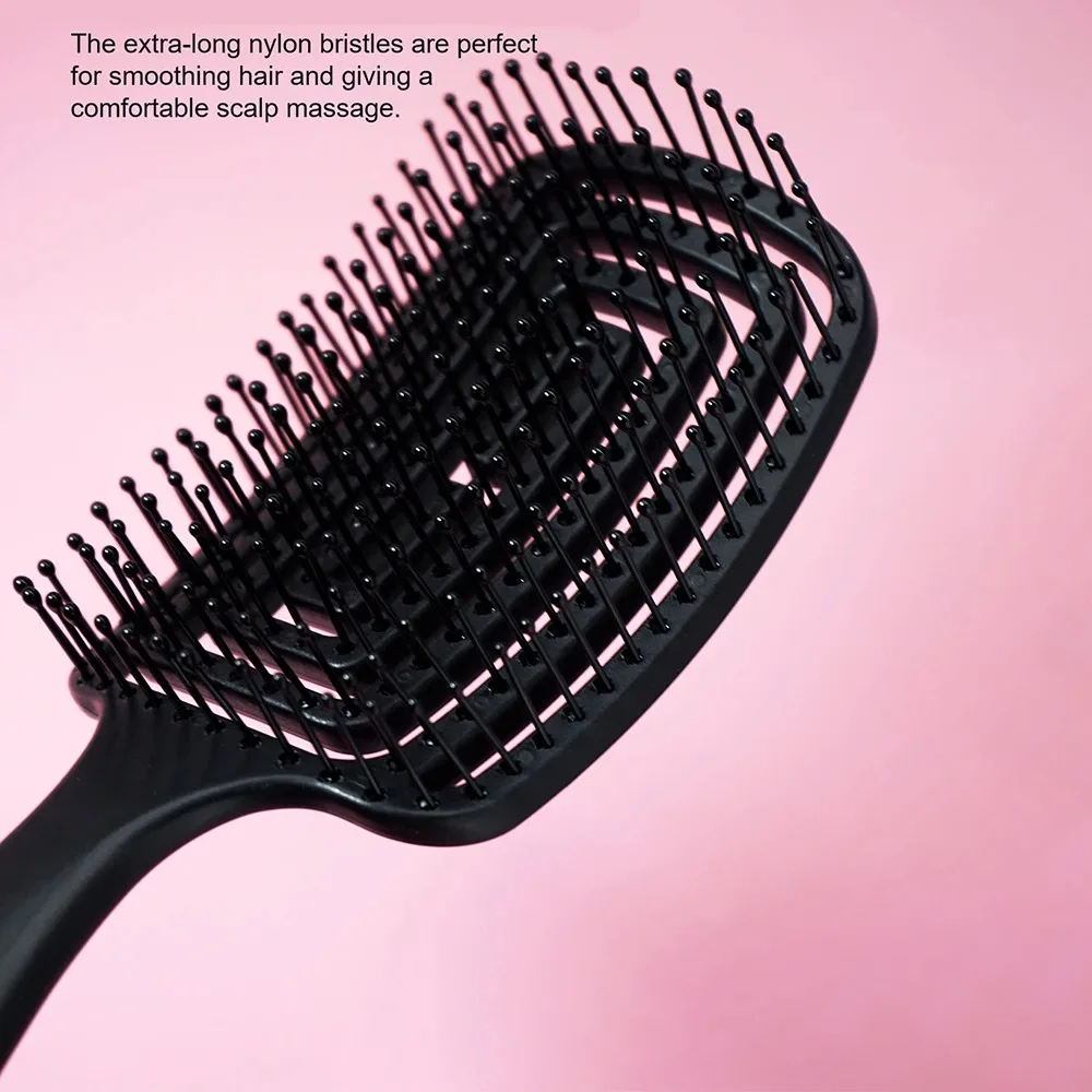 Square Hollow Massage Comb Massage Meridians Scalp Hair Styling Adjuster Quick Blow Dry Household Hair Tool 4