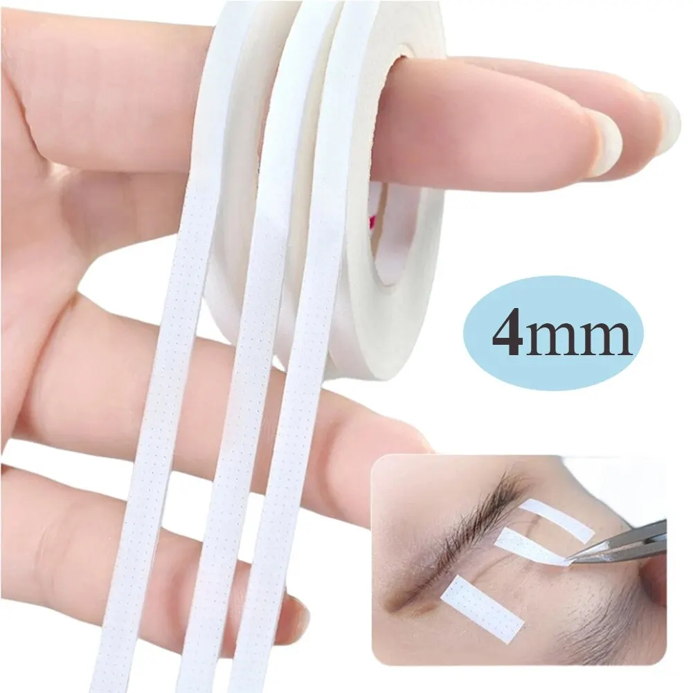 4mm Width Eyelash Extension Tape Makeup Breathable Anti-allergy Easy to Tear Micropore Tape Professional Lashes eyelash extension tape