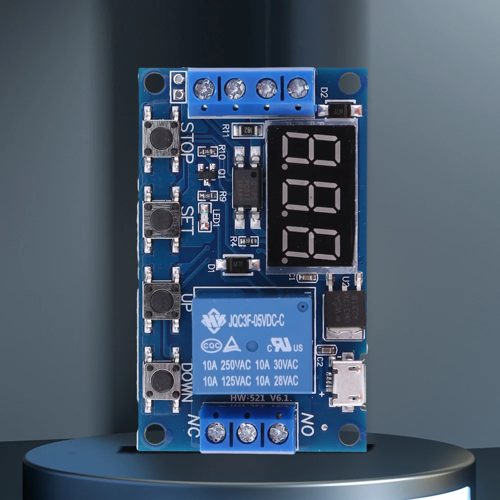 Programmable Relay Board with LED Display and Cycle Timer