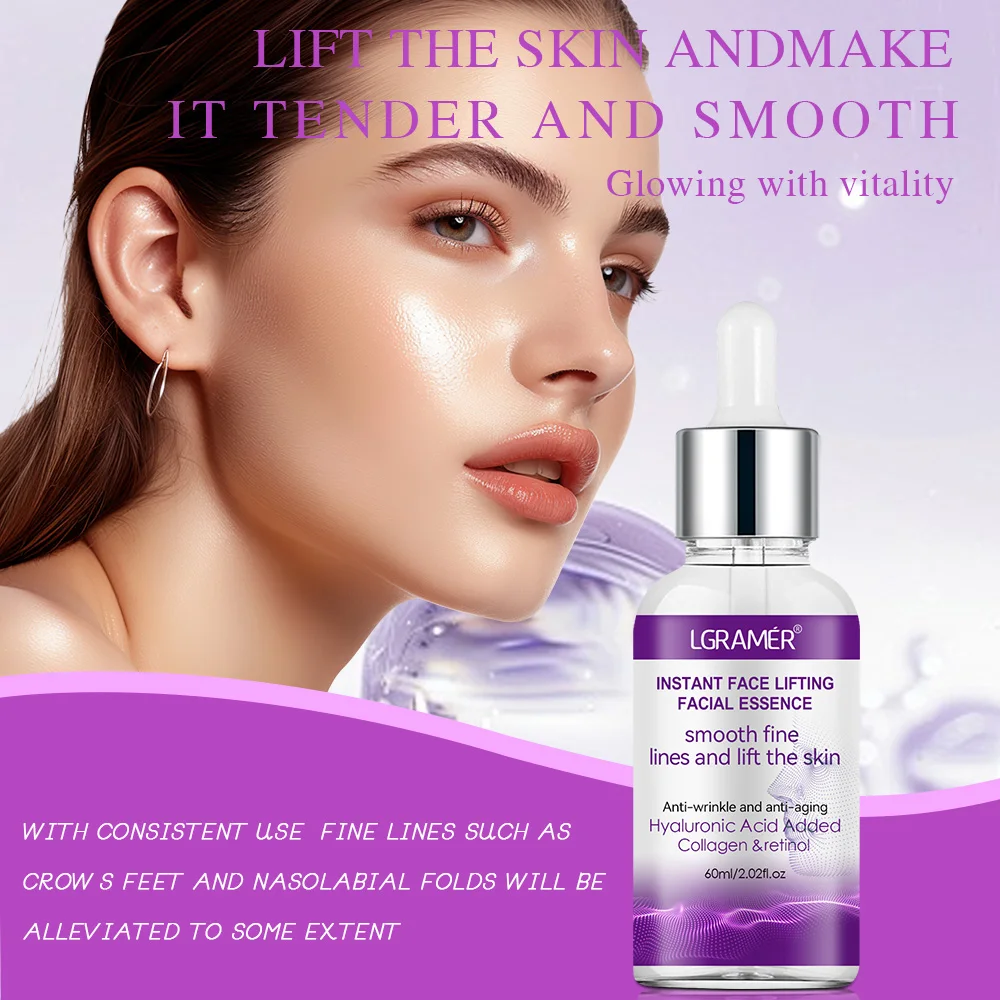 Retinol Aging Removes Wrinkles Serum Pore Shrinking Serum Whitening Moisturizing Serum Pigment Spots Remove Face Firming Oil 4