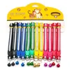 12PCS Wholesale With Bell Collars Delicate Safety Casual Nylon Dog Collar Neck Strap Fashion Adjustable Bell Pet Cat Dog Collars 3