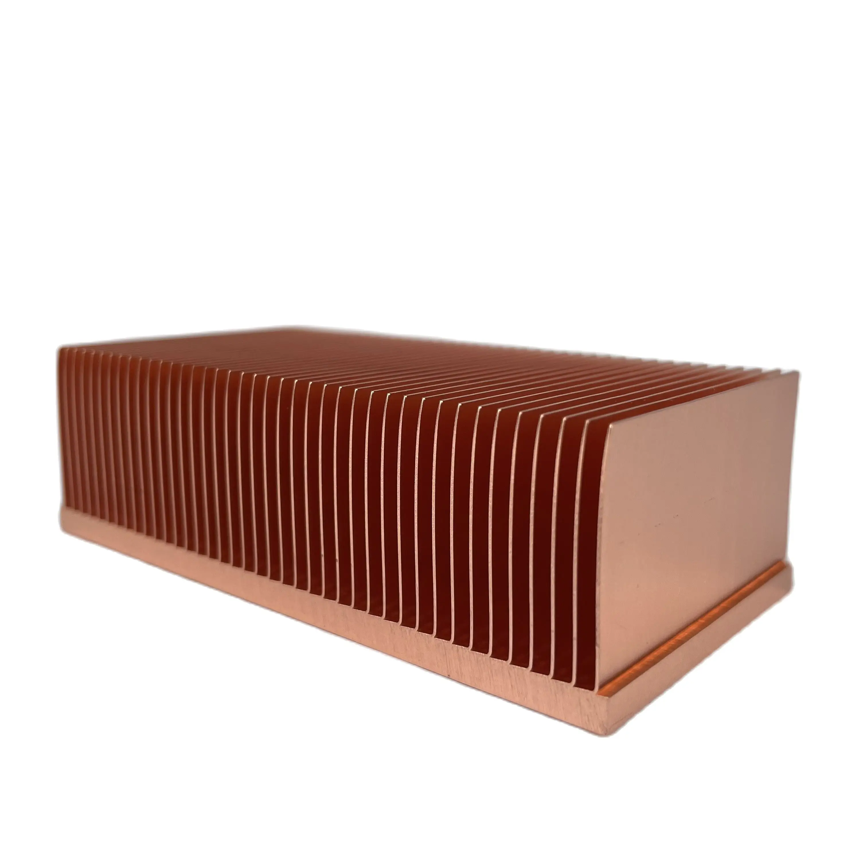Dissipador de Calor da Aleta Skiving do Radiador do Cobre Puro para Impressoras Eletrônicas do Laser da Microplaqueta Refrigerando o Refrigerador 100x50x30 mm - Imagem 6