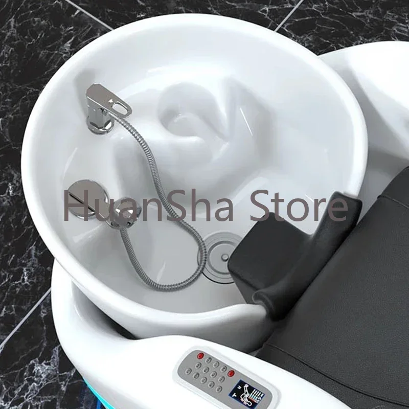 Professional Treatment Salon Chair Head Spa Luxury Massage Shampoo Chair Hair Washing Fauteuil Coiffure Beauty Furniture LJ50SC