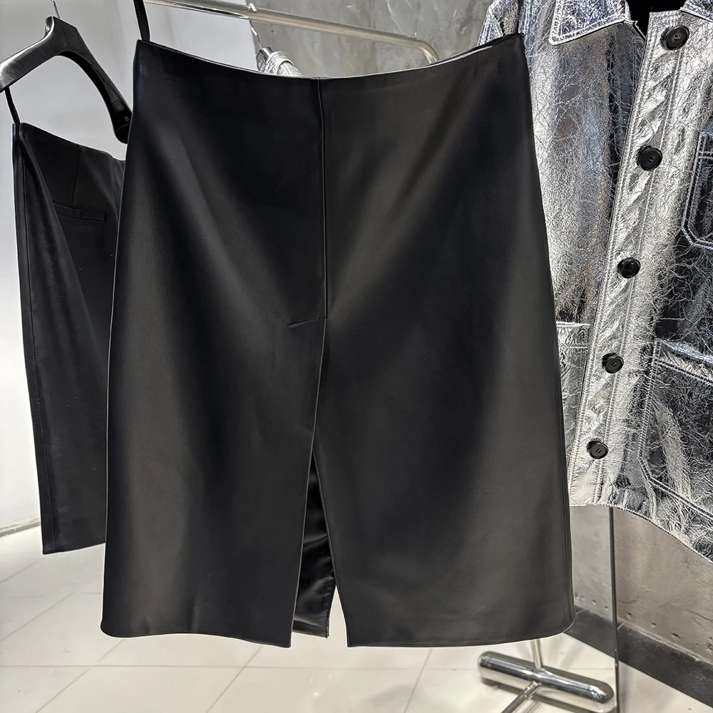 【LE ZANS BRAND COLLECTION】Chic Mocha Suede Belted Skirt (真皮猄皮) [SK0069]
