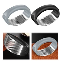 Manual Garlic Chopper Stainless Steel Garlic Mincer Curve Garlic Press Crusher for Fruit Vegetable Kitchen Gadget Accessories 4