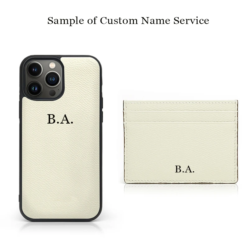 

Horologii Personalized Leather Case for Iphone 14 13 12 11 15 Pro Max with Card Holder Dropship