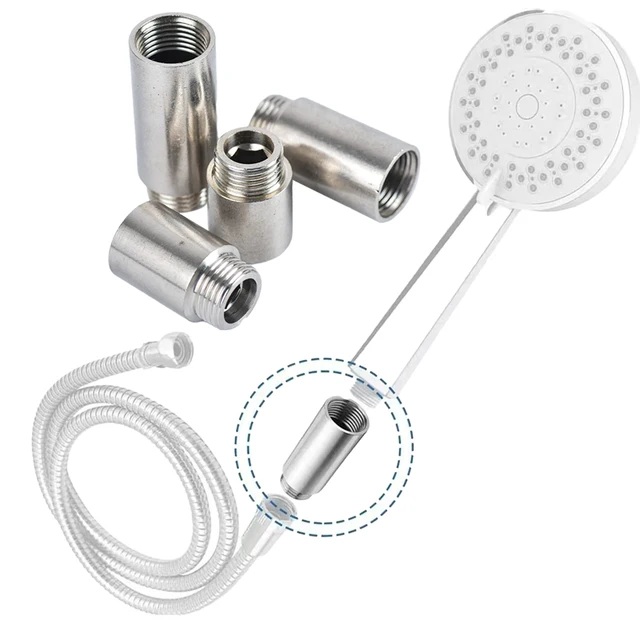 Prolunga Per Tubo Doccia In Ottone Cromato - 60 Cm, Filettatura 1/2 O 3/4 - Foto 8