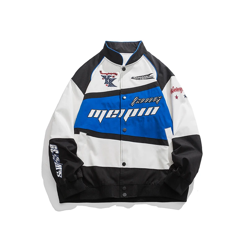 

LAPPSTER-Youth Y2k Streetwear Korean Fashion Varsity Jackets Patchwork Motorcycle Jacket Men Japanese Jackets Baseball Uniform