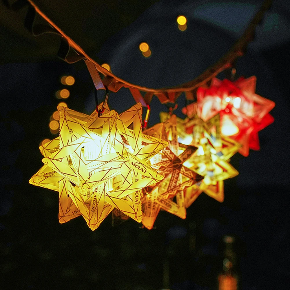 Outdoor Star Camping Light Shade Waterproof Atmosphere Lampshade DIY Outdoor Lantern Shade Wear-Resistant for Camping Tent