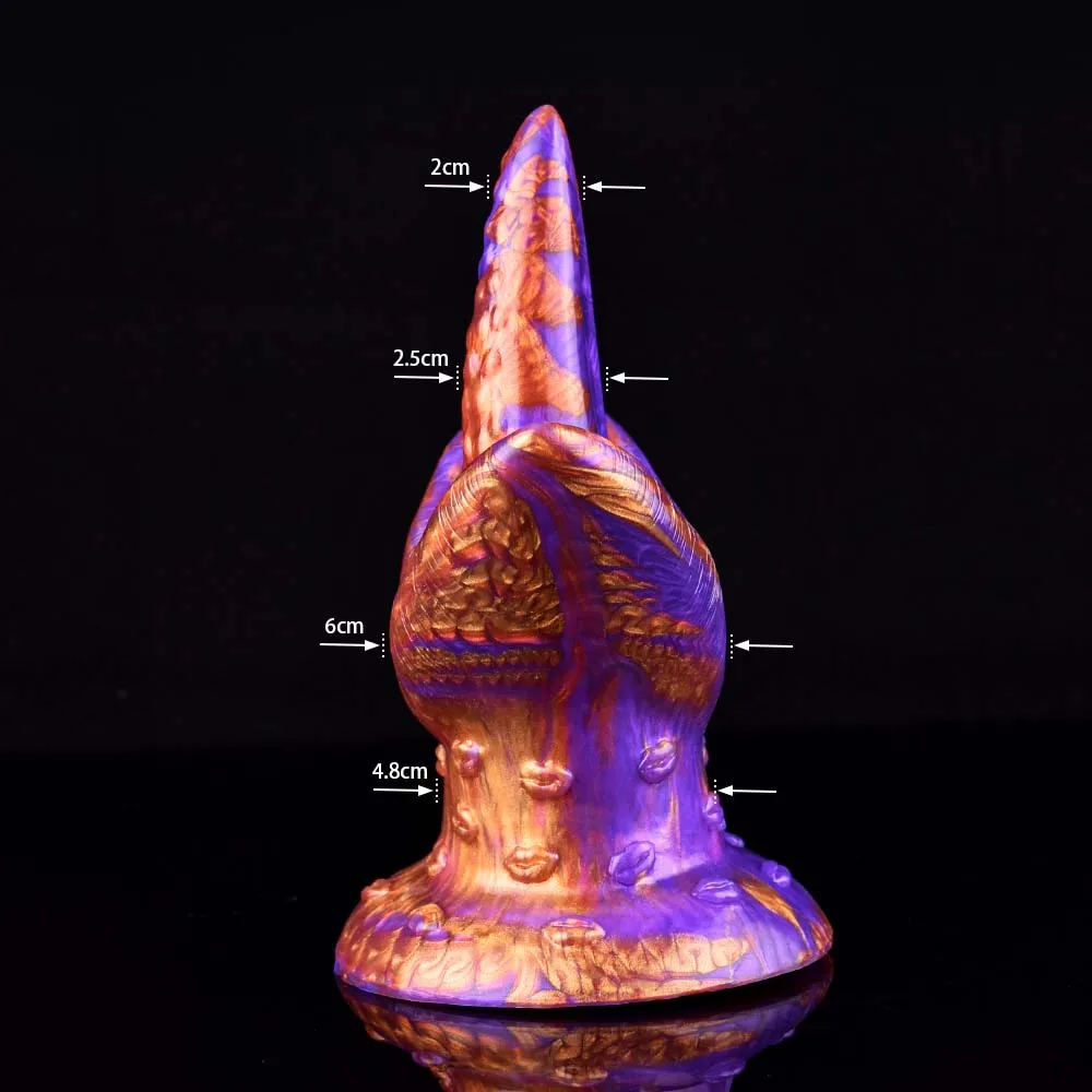 Silikon Analplug Mit Zungenvibrator Für G-punkt Stimulation_voghion.com