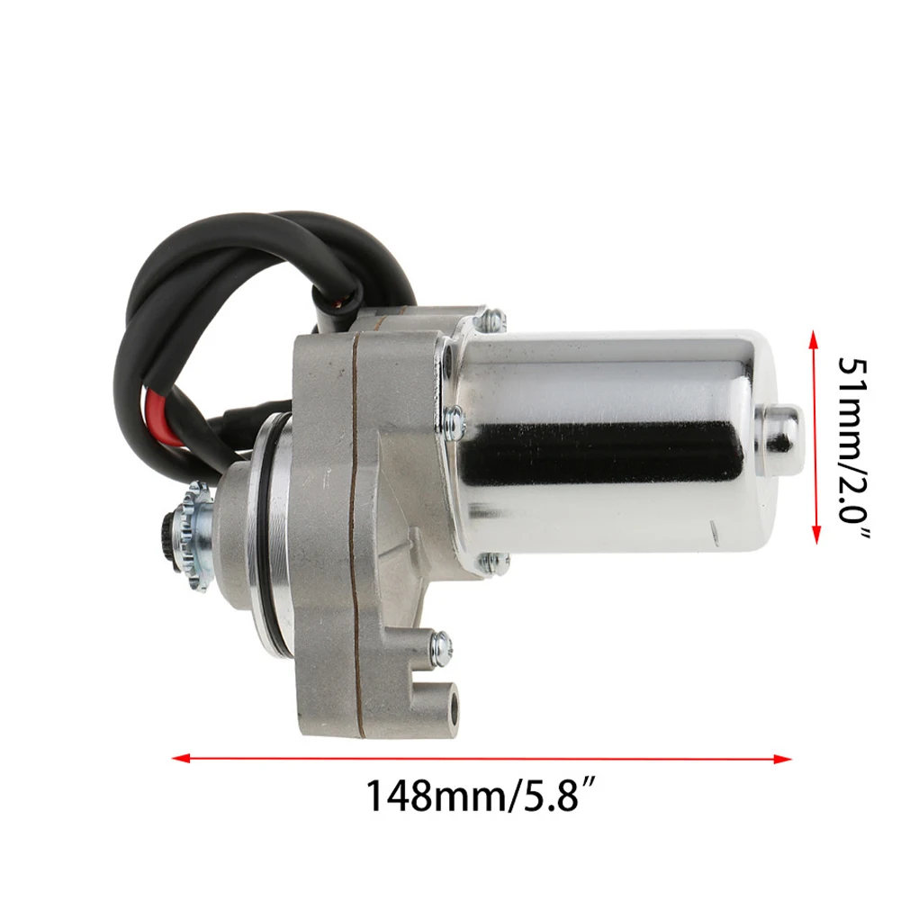12 Teeth Motorcycle Starter Fit For 50cc 70cc 90cc 110cc 125cc Electric Pit Dirt Bike ATV kart Motorcycle Universal Accessories