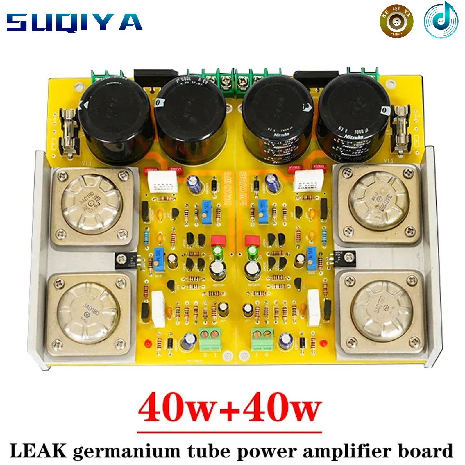 

40w*2 Reference LEAK Germanium Tube Power Amplifier Board OCL Classic Circuit High Power Sound Surpassing Vacuum Tube Amplifier
