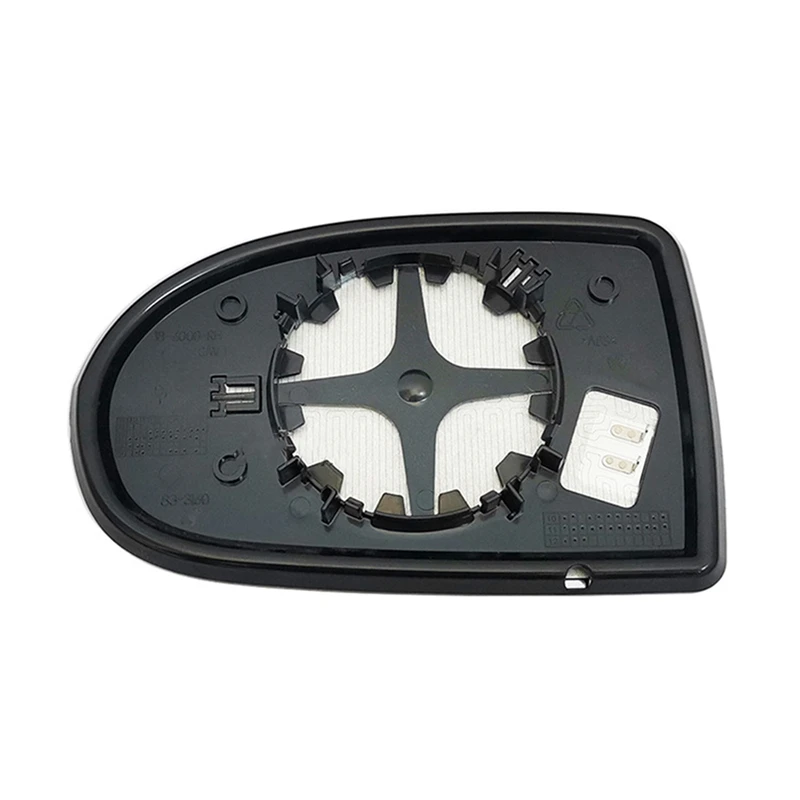 JEEP Compass 2007-2016 Caliber 2006-2011용 볼록형 열선 자동 사이드 미러 유리 렌즈 후방 거울 교체 부품
