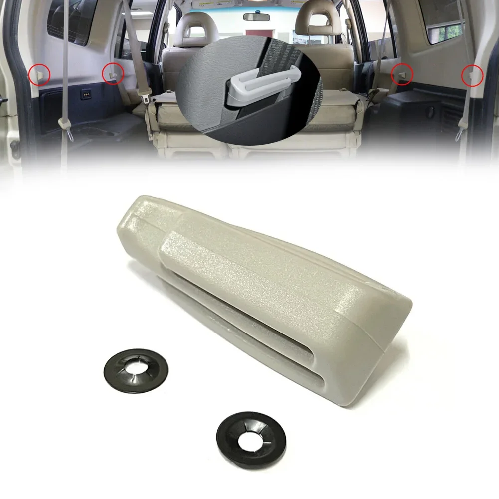 Rear Belt Clip Grey Beige Belt Holder For Montero V80 RR Outlander Cw Gf Gg Rear Clip Holder Car Accessories