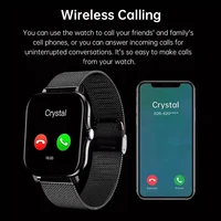 חדש שעון חכם אנדרואיד iOS טלפון 1.44 מסך צבע אינץ bluetooth להתקשר חמצן/לחץ ניטור נשים שעון 2