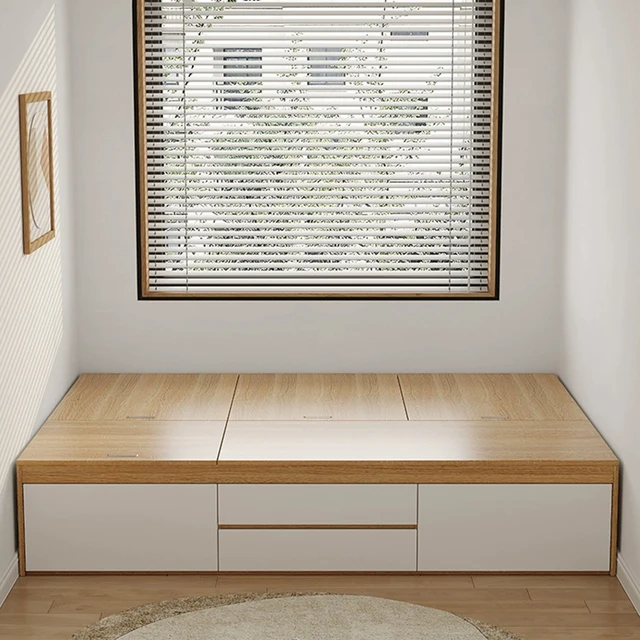 편안하고 기능적이며 저렴한 침실용 더블 서랍 보관 침대