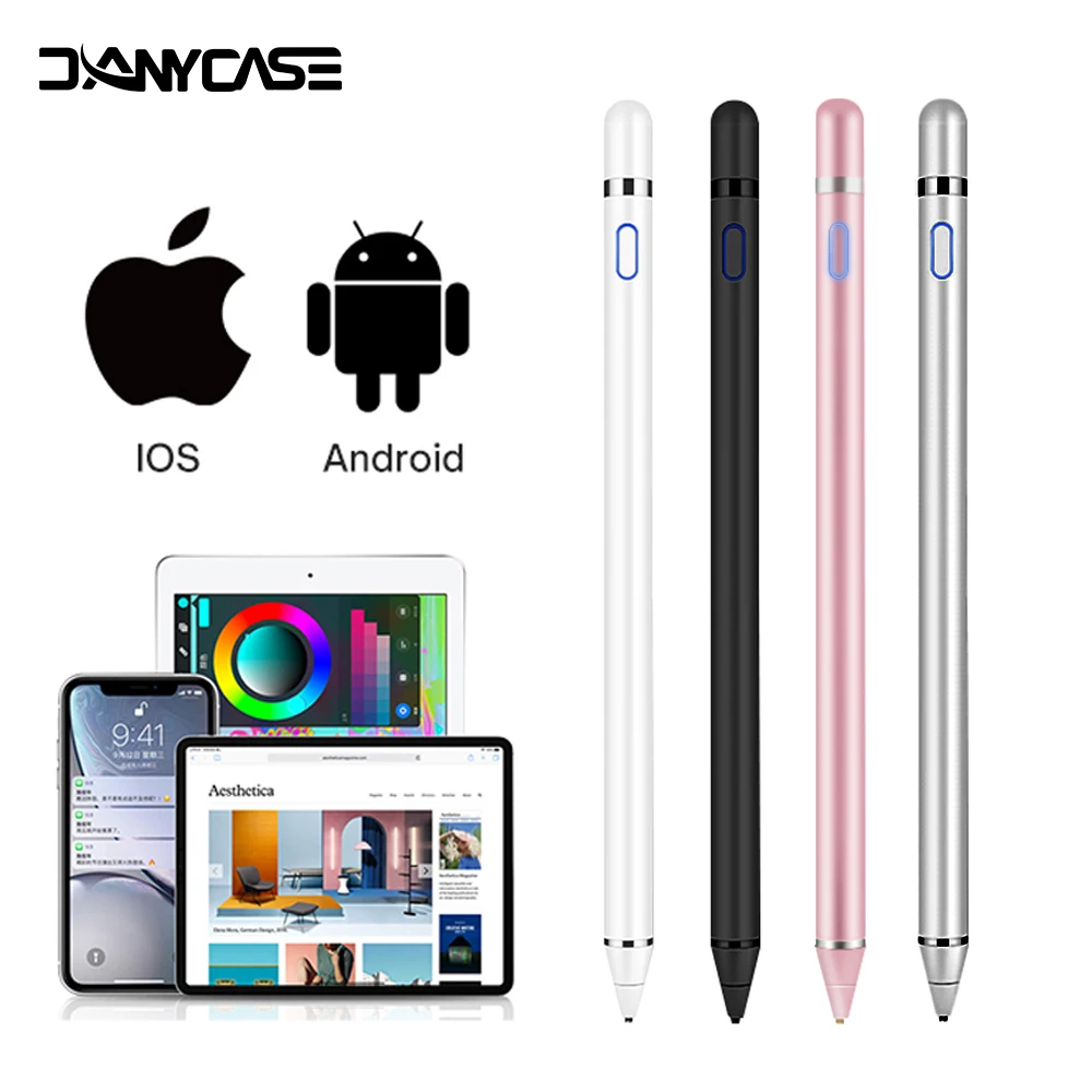 For iPad Pencil Stylus Pen for Apple Pencil Touch Pen For Phone iPad Pro Samsung Huawei Xiaomi Pencil Tablet Mobile IOS Android