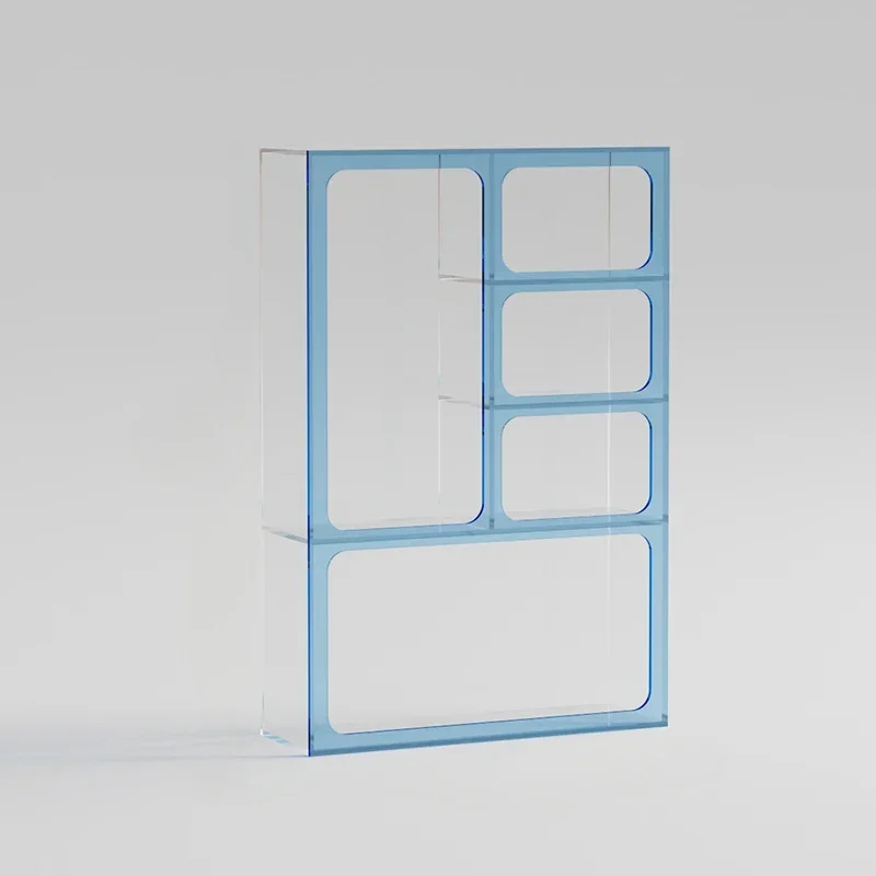 Acrylic Transparent Model Storage Cabinet Display Stand