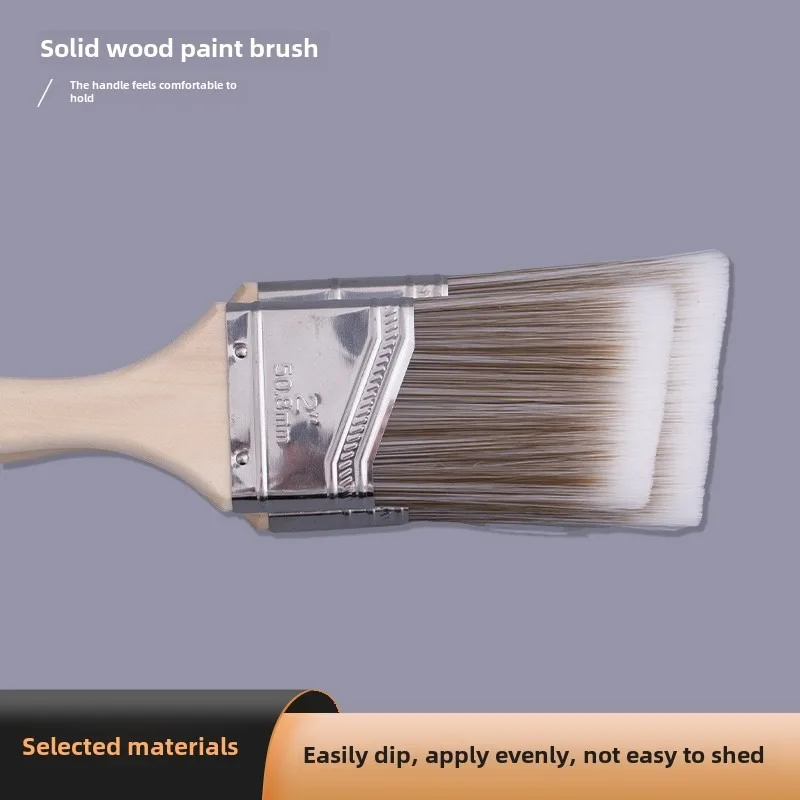 Bevel color separation brush for interior and exterior corner brushes for latex paints paints stains paint supplies and tools paint brushes