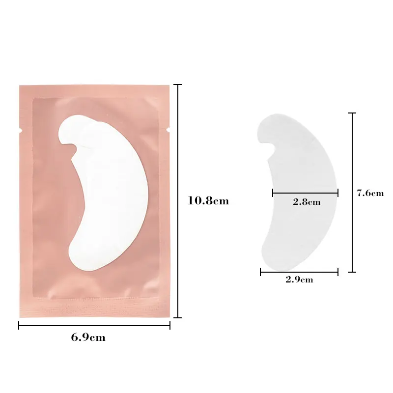 Eyelash patches hydrogel gel eye patches false eyelash extension under eye pads 100/500pairs makeup tools eyelash patch eyelash pads eyelash patches eyelash accessories eyelash extension supplies