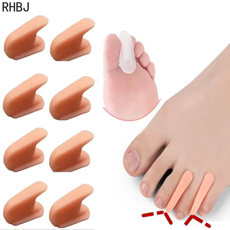 A-shaped Silicone Toe Separator 2/4Pcs for Foot Care