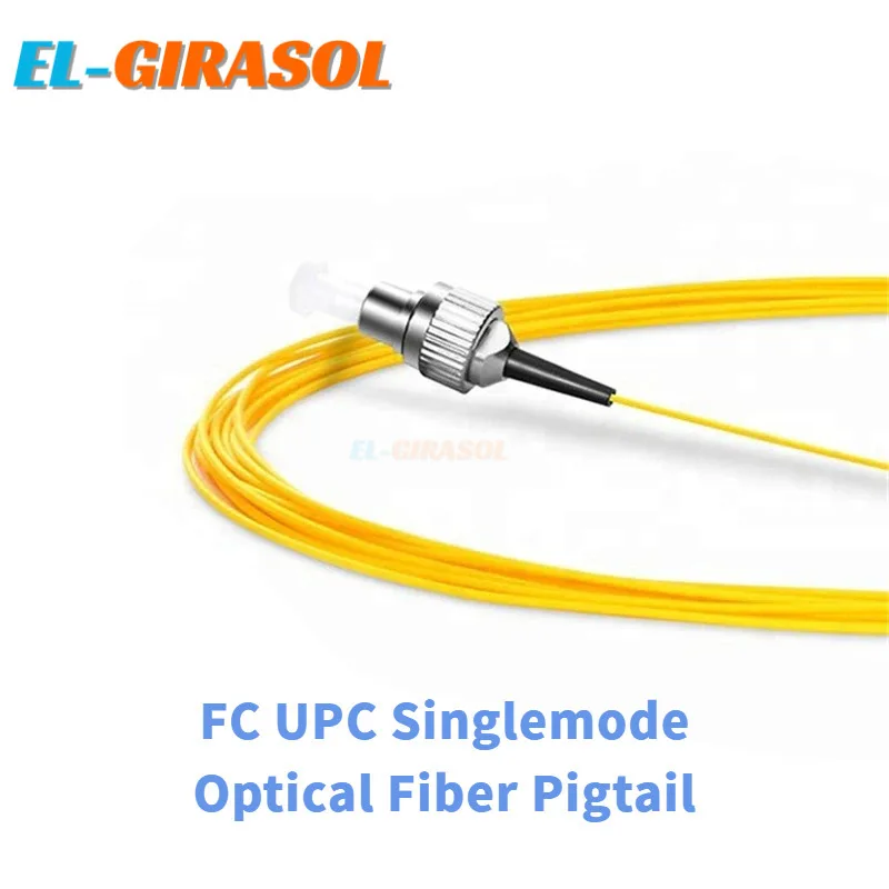 10PCS High Quality FC UPC Singlemode Optical Fiber Pigtail 0.9MM 1m Fiber Pigtail Optic Cable FTTH
