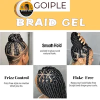 GOIPLE 16oz Strong Hold Lock and Twist Tames Frizz & Edge Braiding Gel for African Hair High Shine Braids Weaving Styling Pomade 2