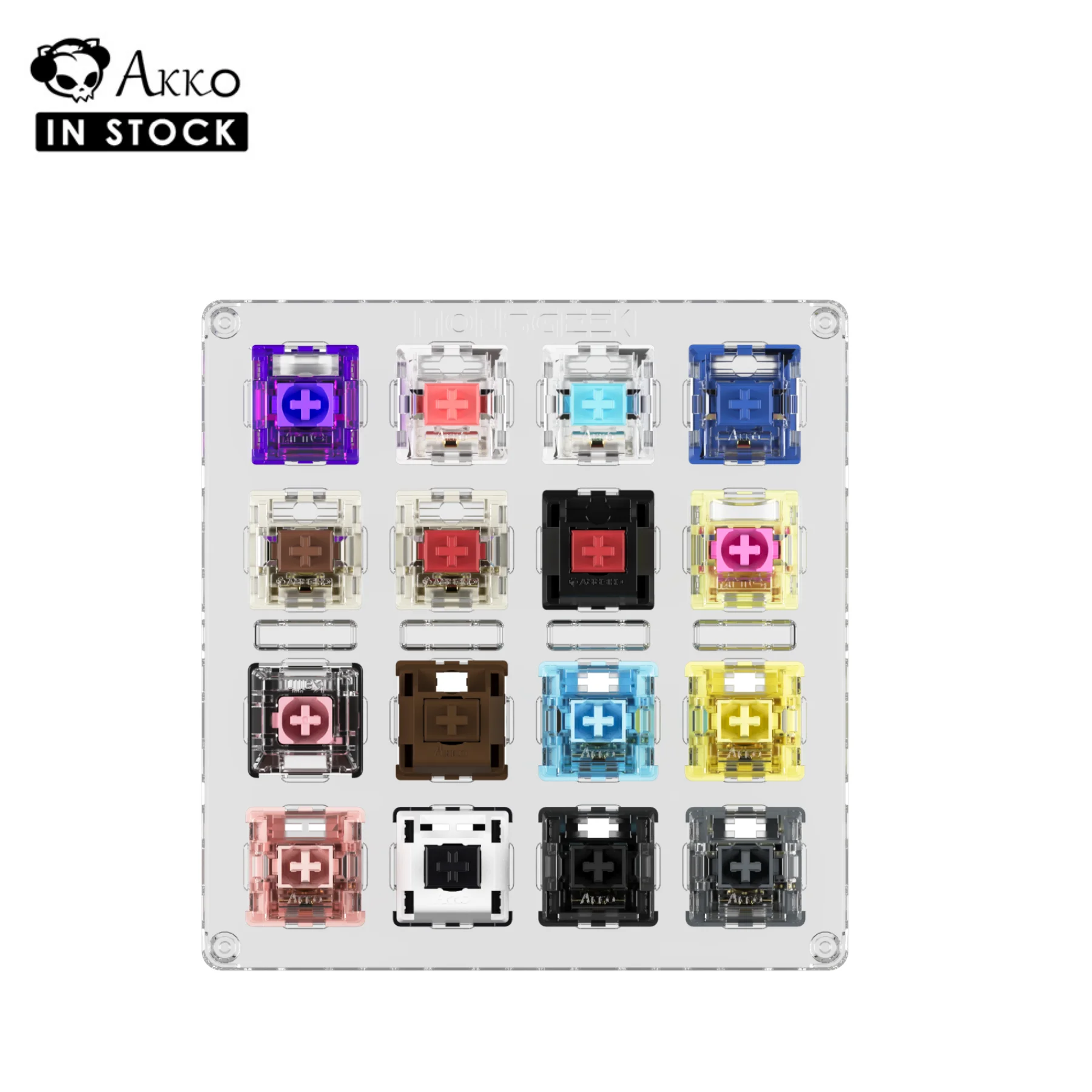 

Akko x MonsGeek Acrylic 16-key Switch Tester Linear/Tactile/Clicky/Silent Switches