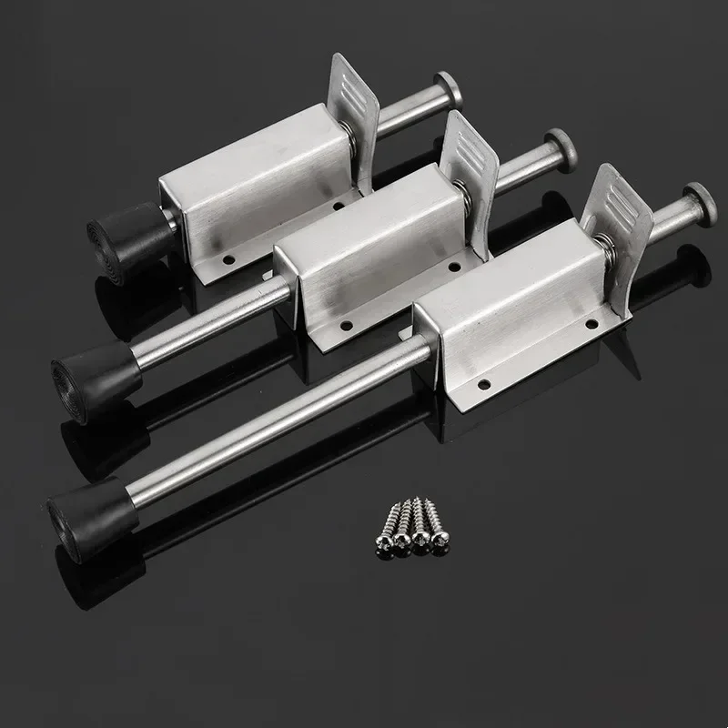 Gate Stay Fixed Door Holder Stainless Steel Door Foot Stopper Holder Floor Stop er Catch Latch Doorstop Furniture Hardware