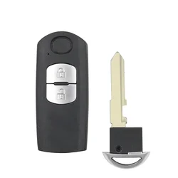 Premium KEYYOU Smart Car Key Shell Case - 2/3/4 Button Options (Model 4 No.1 Blade)