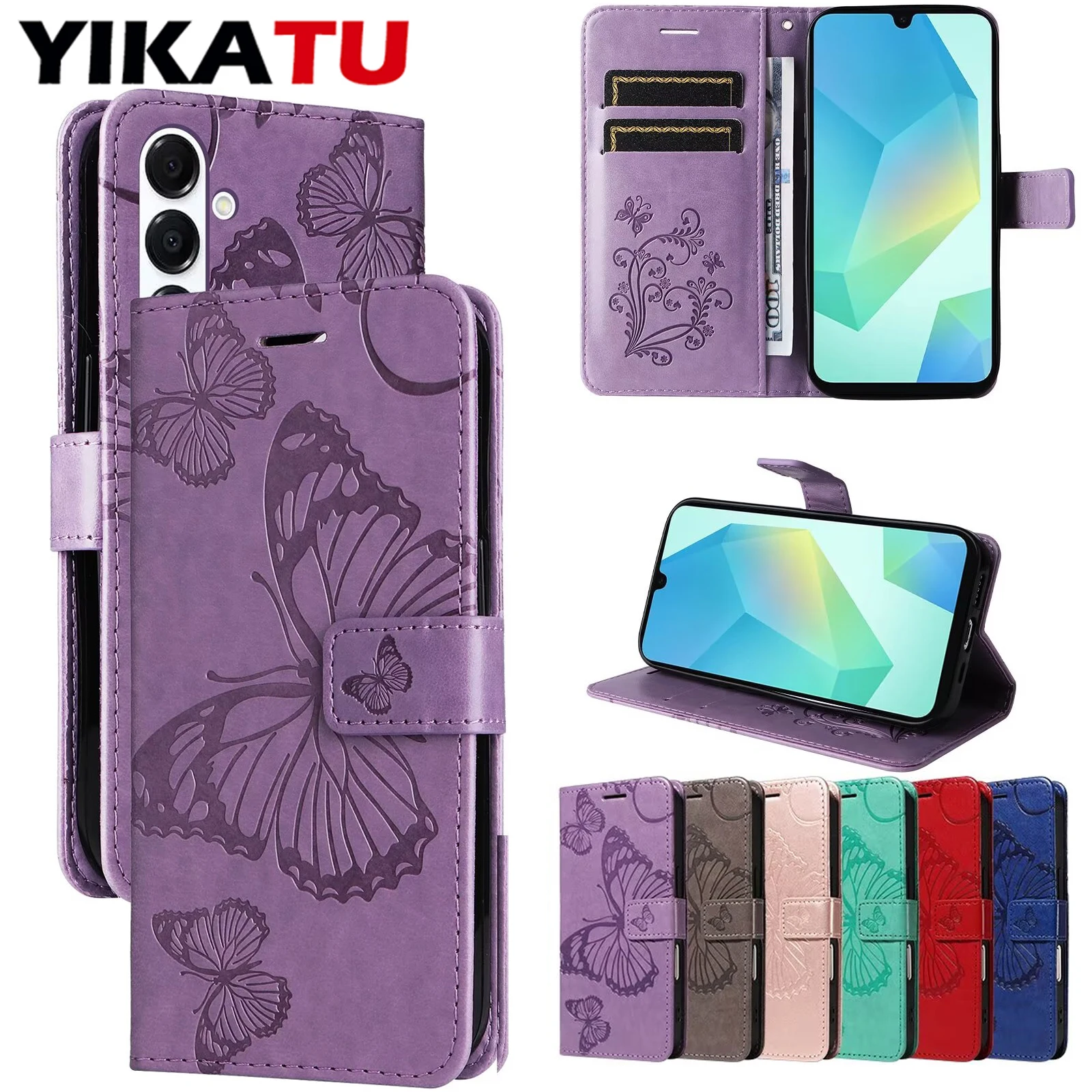 Premium Wallet Leather Case for Samsung Galaxy Smartphones