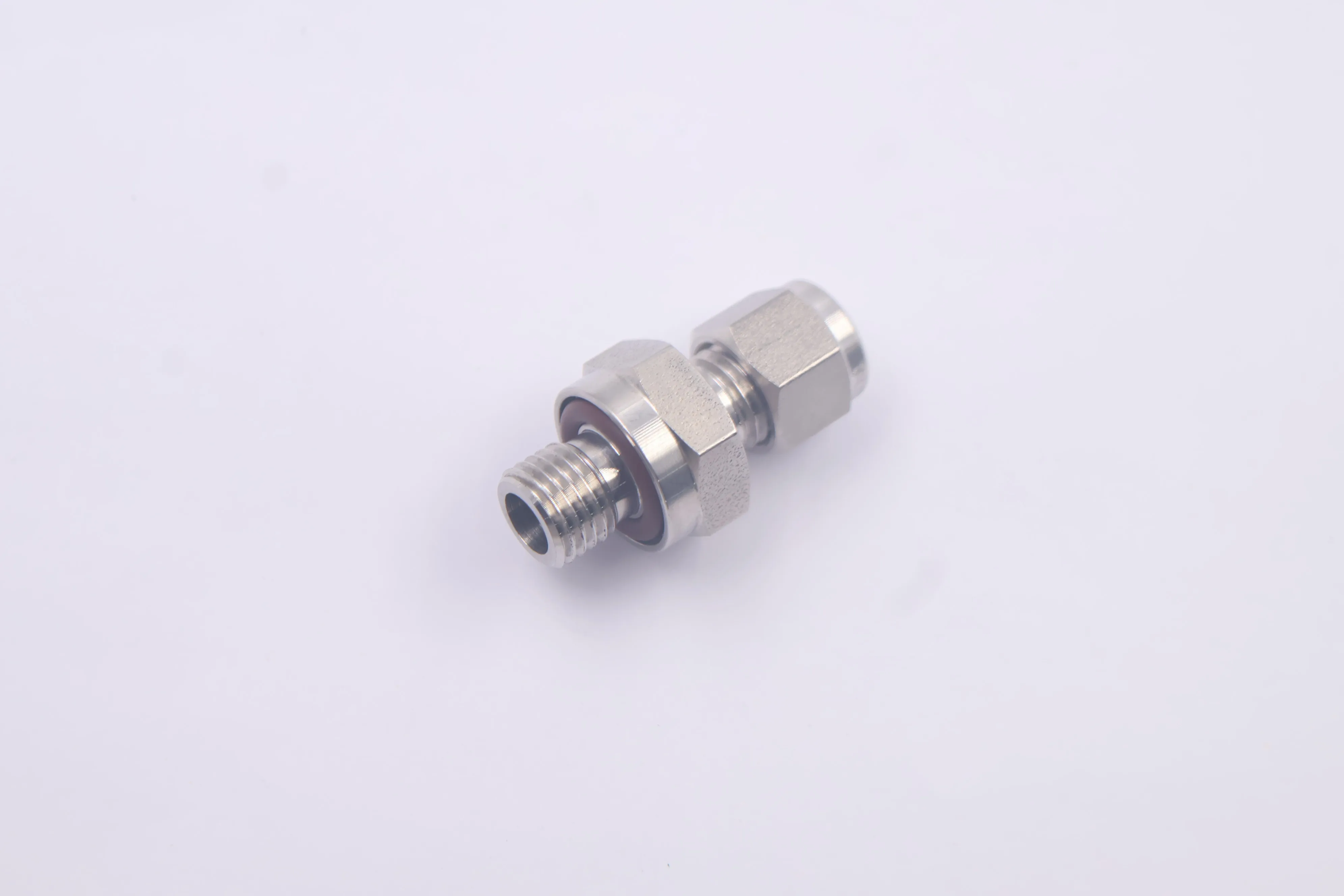 SS-400-1-OR, Tube Fitting, Male O-Seal Connector, 1/4 in. Tube OD x 7/16-20 Male O-Seal SAE/MS Straight Thread